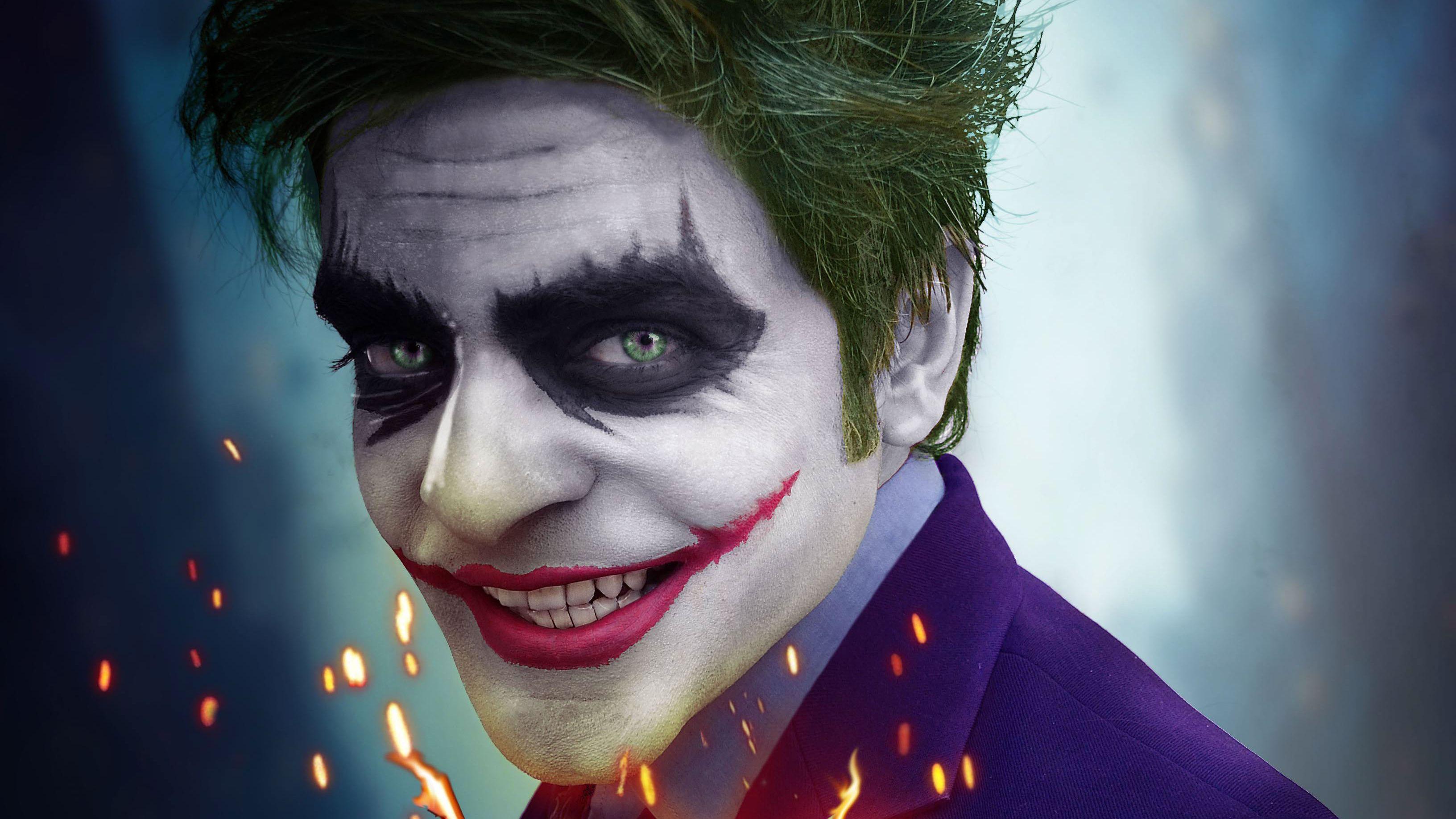 3264x1836 Joker Smiling 4k, HD Superheroes, 4k .