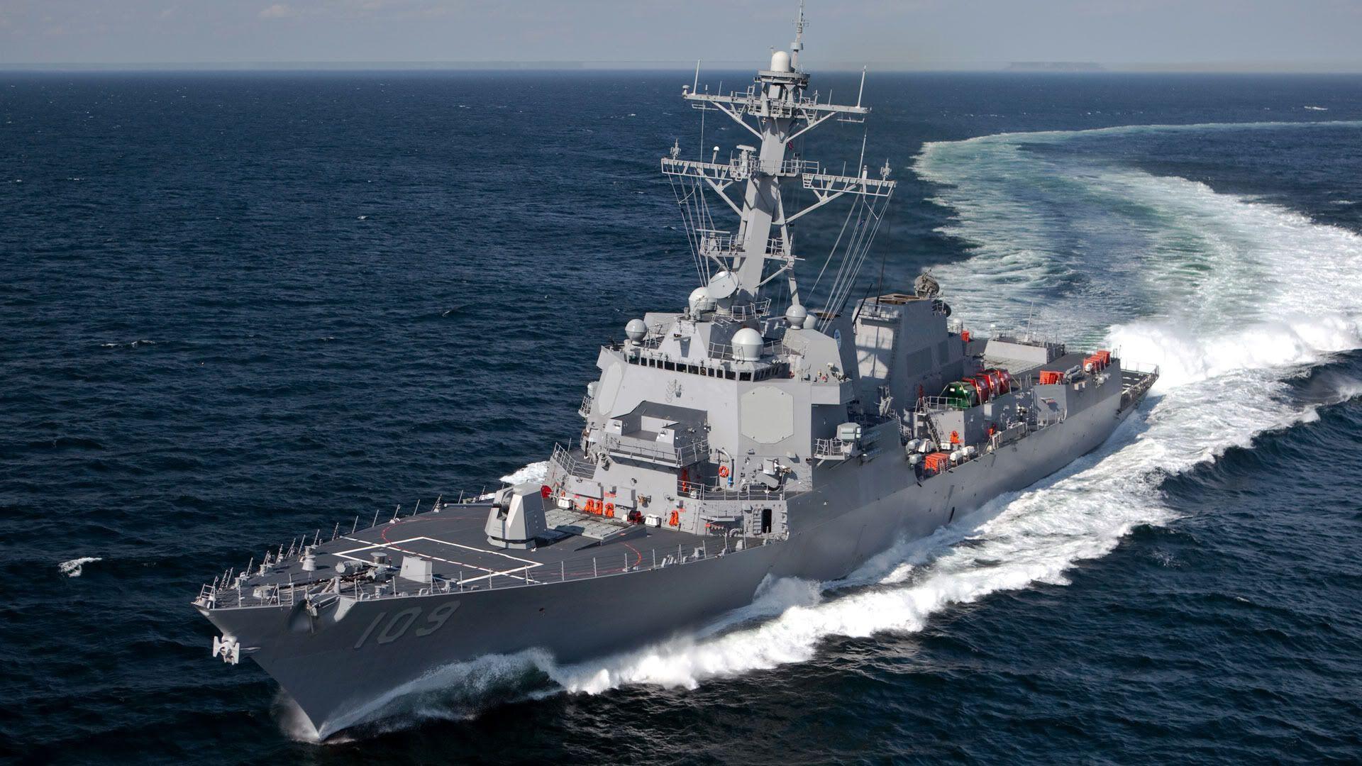 1920x1080 USS Jason Dunham Is An Arleigh Burke Class Destroyer In The United