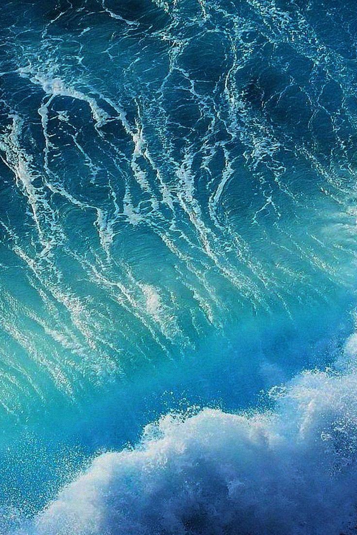 735x1102 Waves wallpaper, Ocean
