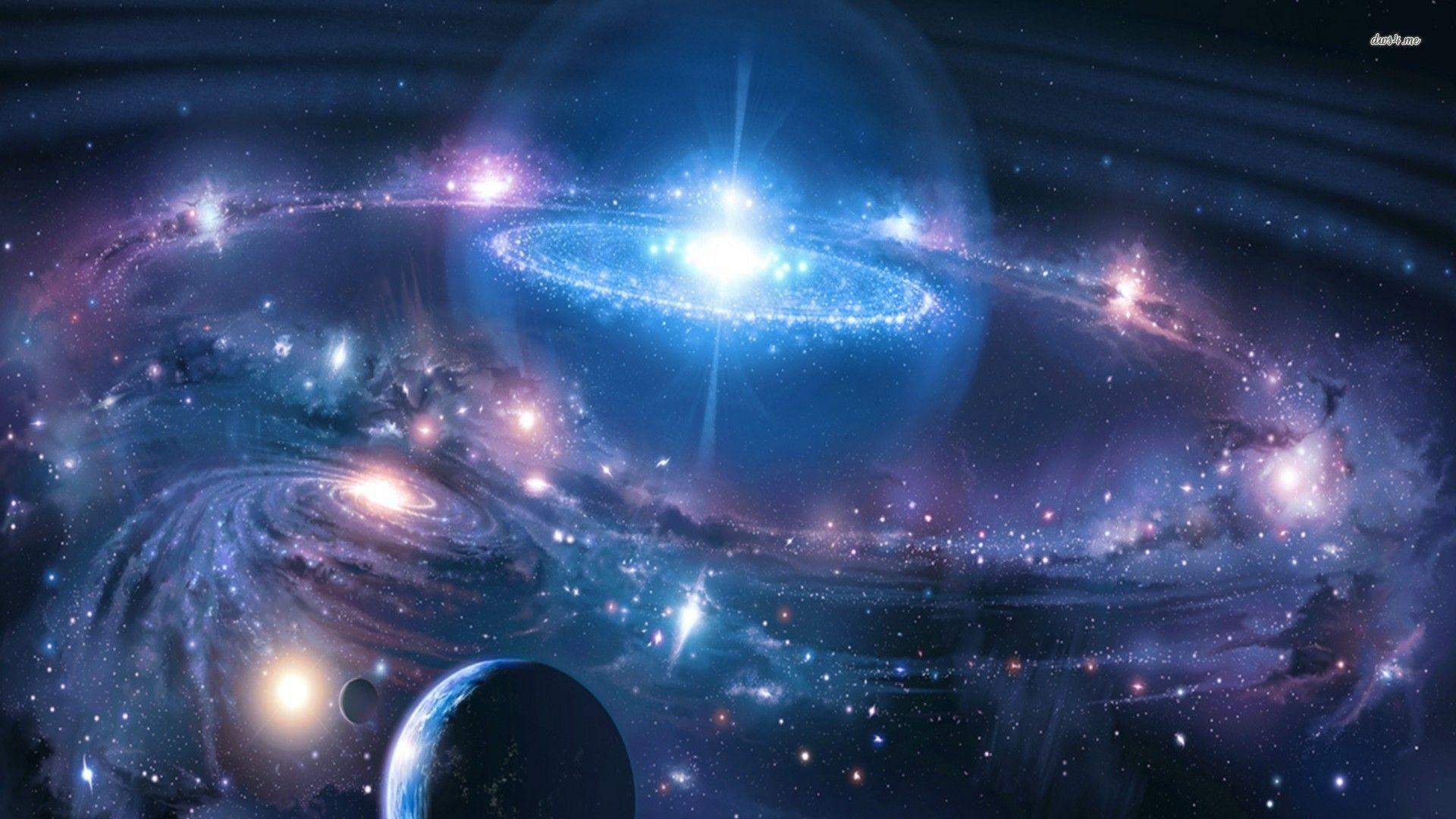 1920x1080 Blue Cosmos Wallpaper .wallpaper