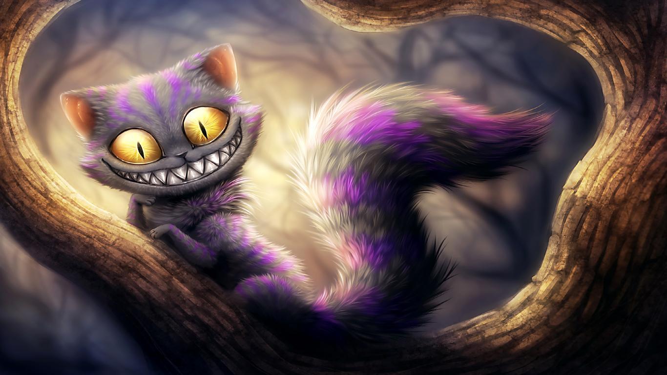 1366x768 Funny Cartoon Cat 37 Cool HD Wallpaper .