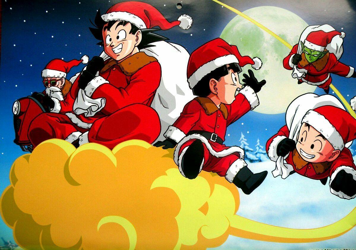 Dragon Ball Z Christmas Wallpapers - Top Free Dragon Ball Z Christmas  Backgrounds - WallpaperAccess