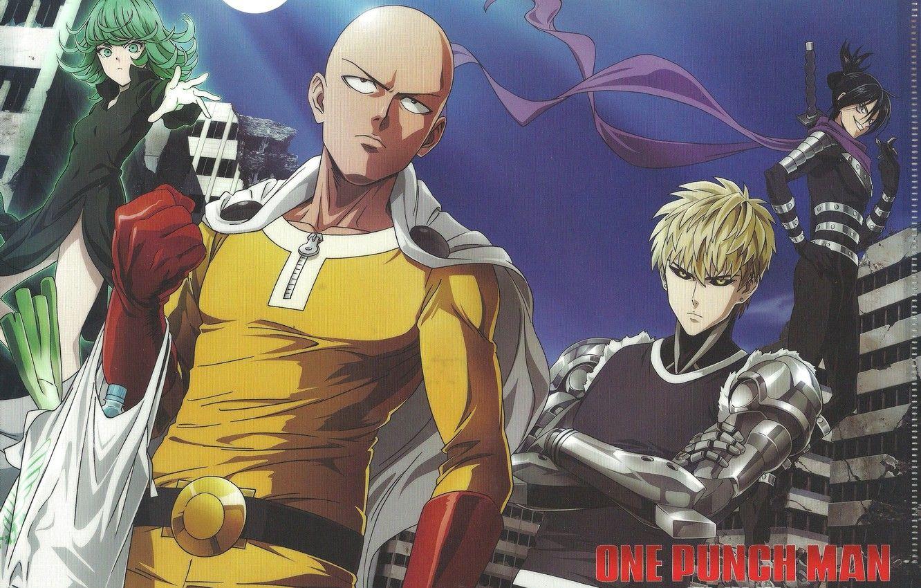 1332x850 Wallpaper Anime, Art, Sonic, Saitama, OnePunch Man, Geno, Tornado Of Terror, Tatsumaki, Caped Baldy, One Punch Man, Demon Cyborg Image For Desktop, Section прочее
