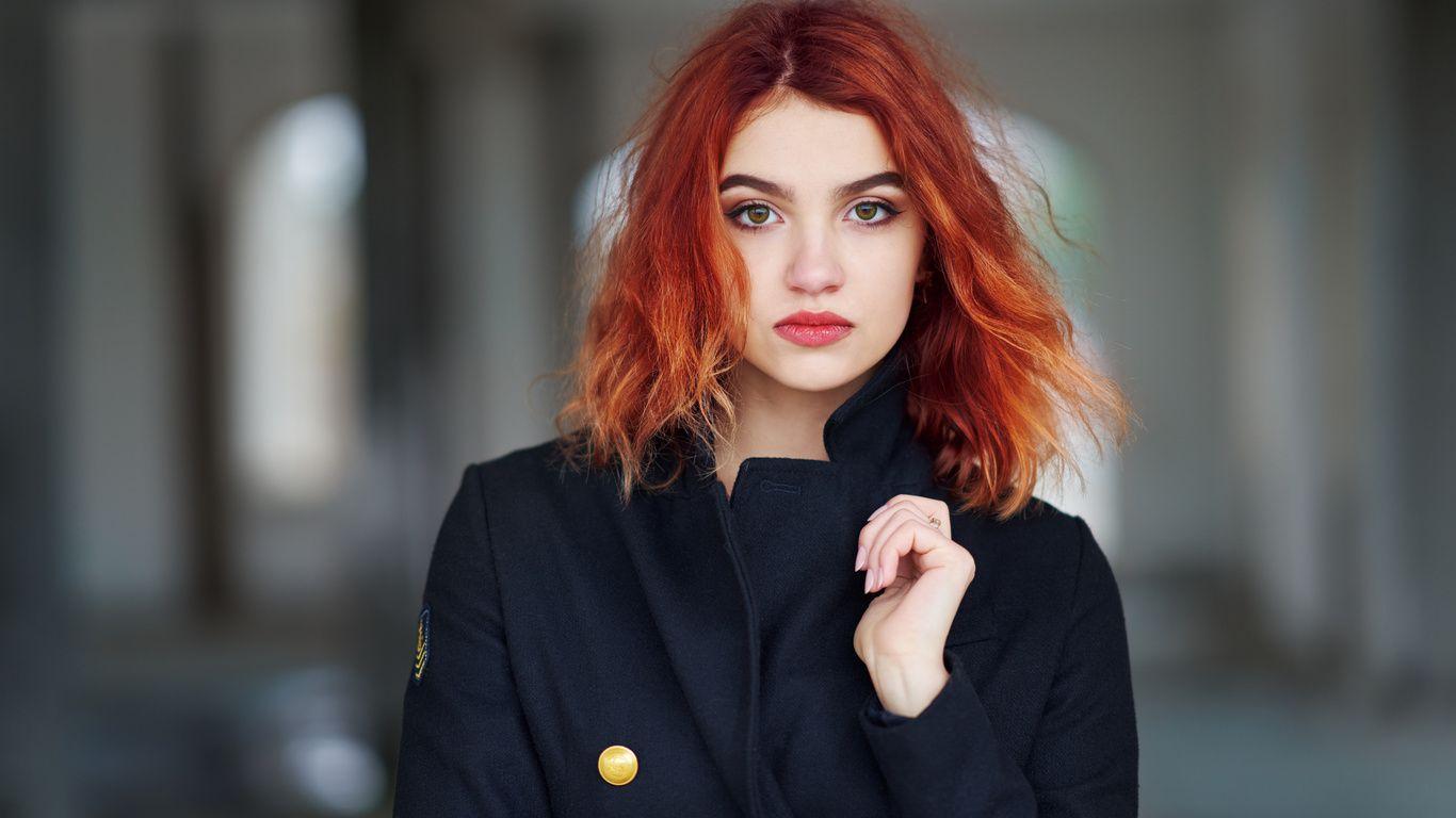 1366x768 Red Hair Girl 5k 1366x768 .
