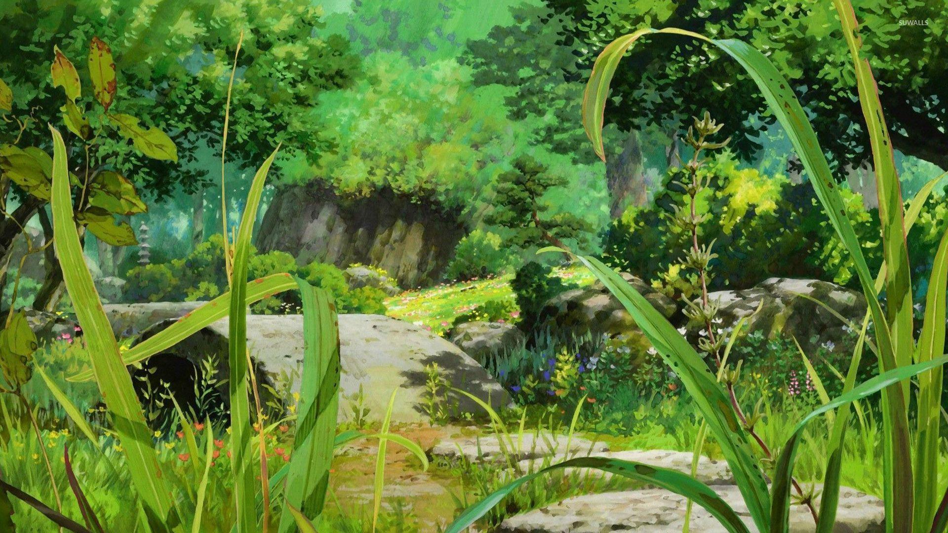 Anime forest background Vectors & Illustrations for Free Download | Freepik