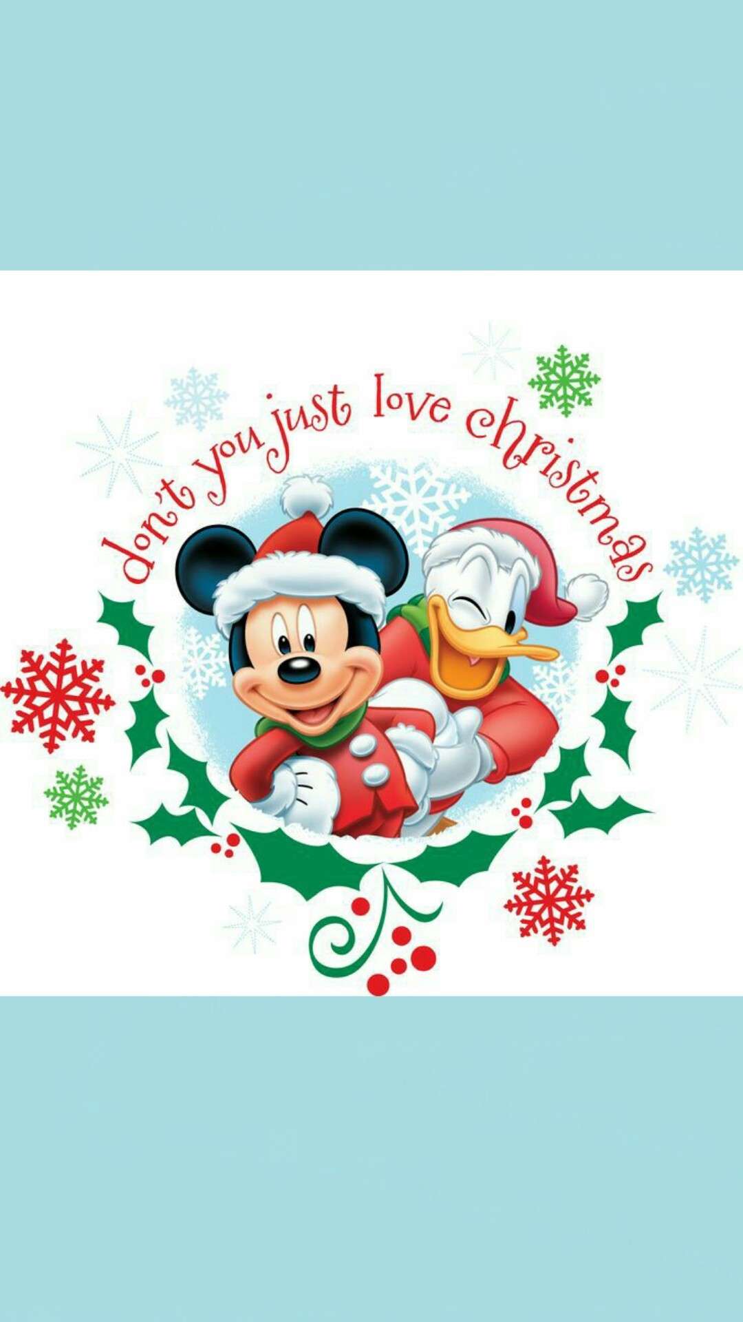 1080x1920 Disney Characters Christmas