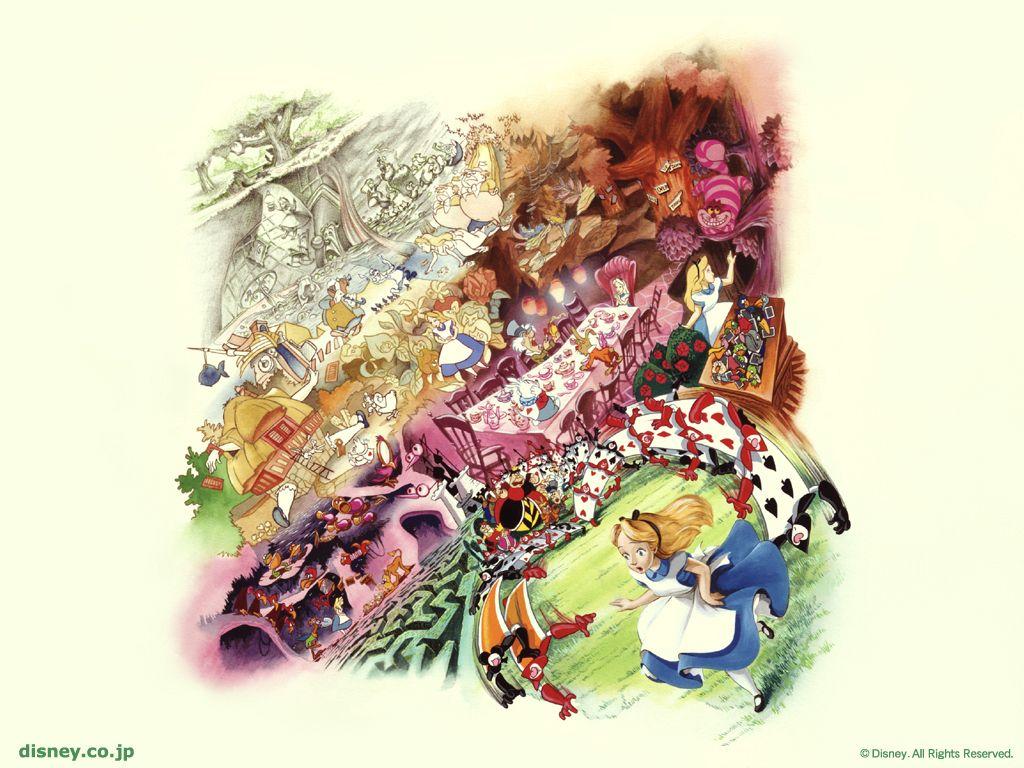 1024x768 Alice In Wonderland Wallpaper