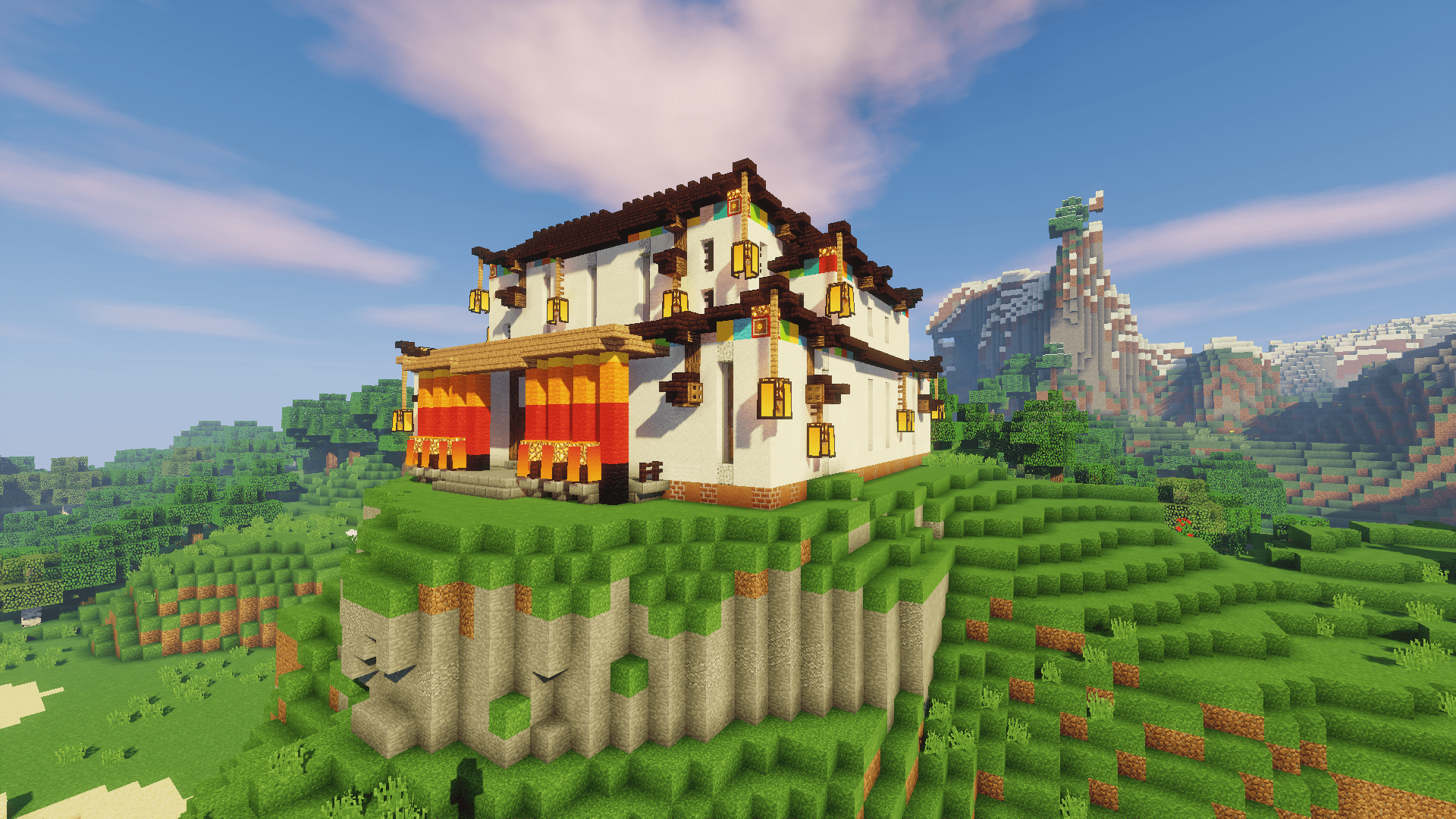 1920x1080 Tibetan Temple