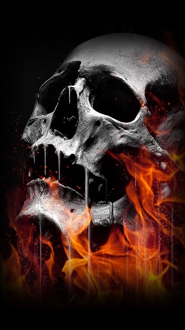 720x1280 Skull Live Wallpaper For iPhone
