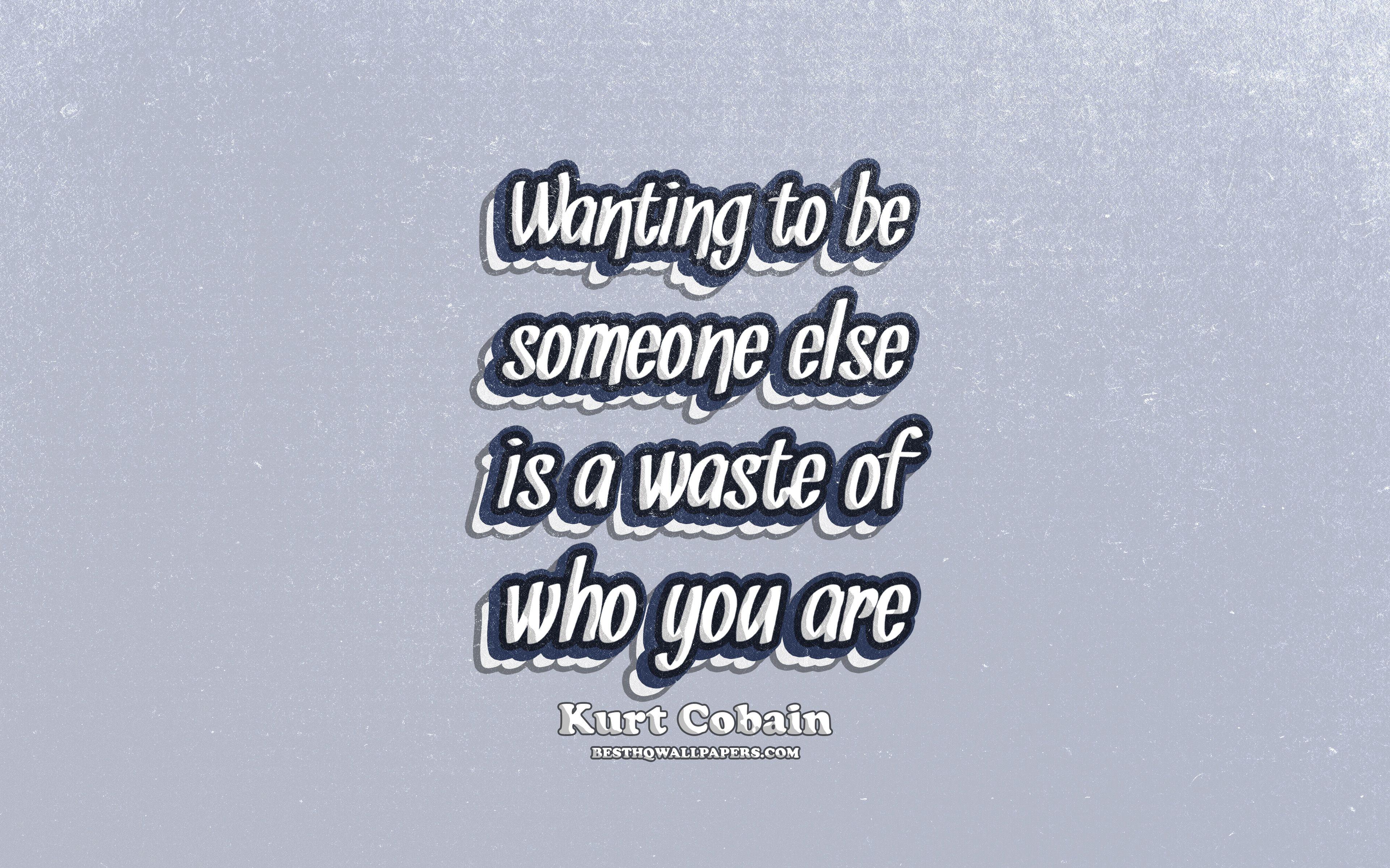 3840x2400 Kurt Cobain quotes .