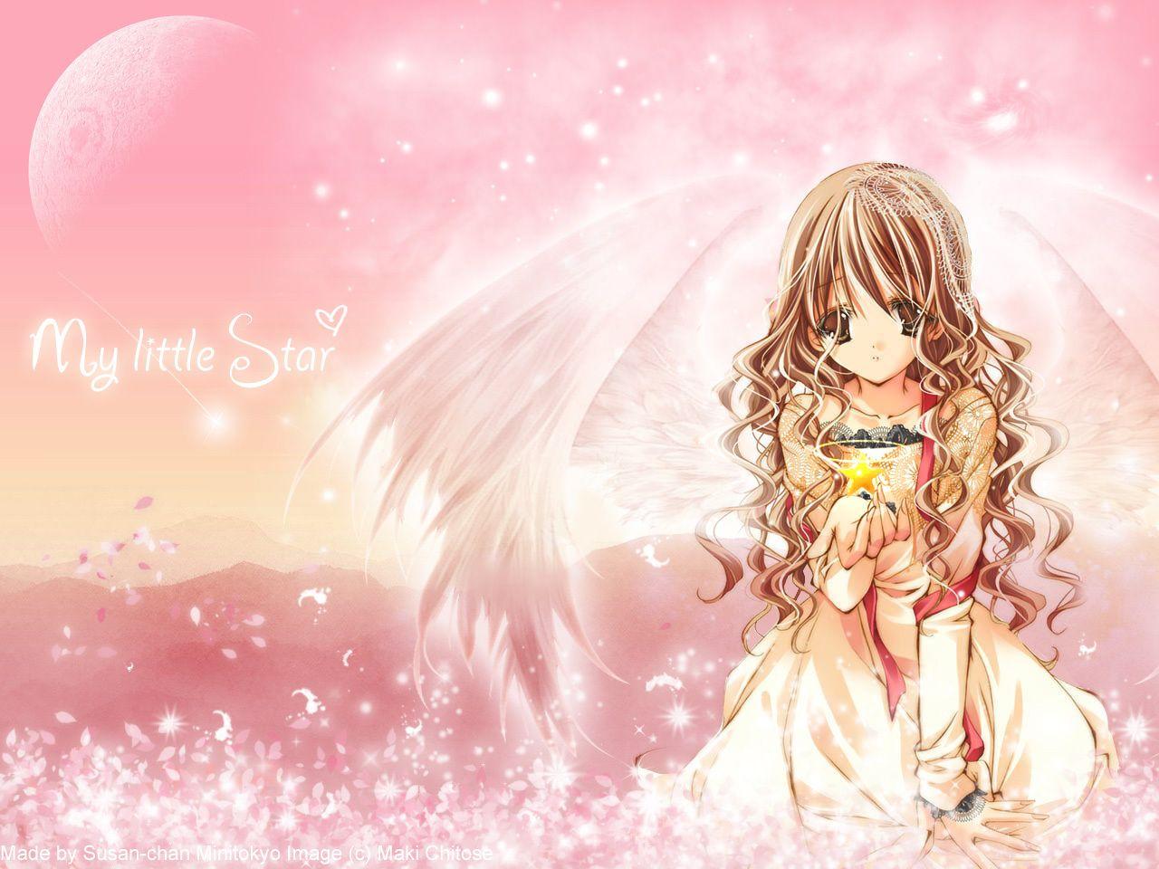 Cute Angel Wallpapers Top Free Cute Angel Backgrounds Wallpaperaccess