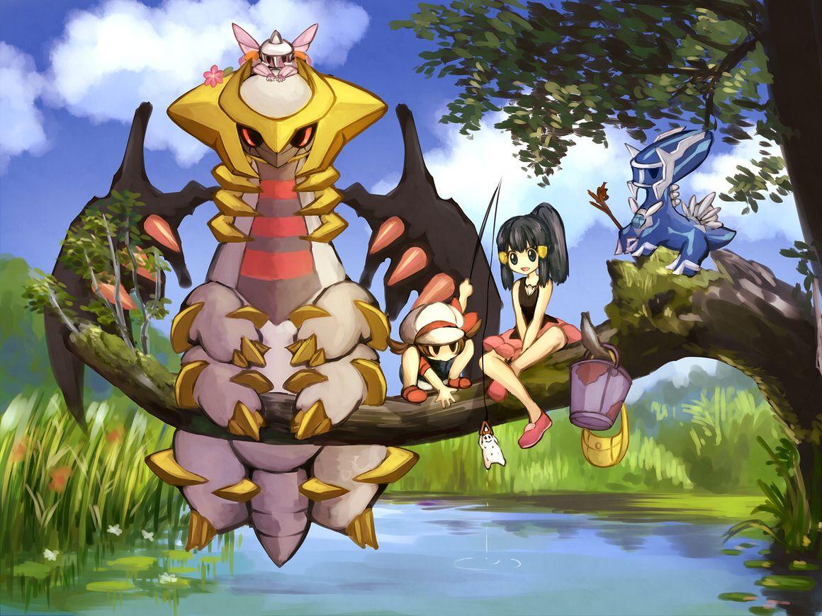 1160x870 Danbooru Dialga And Palkia .itl.cat