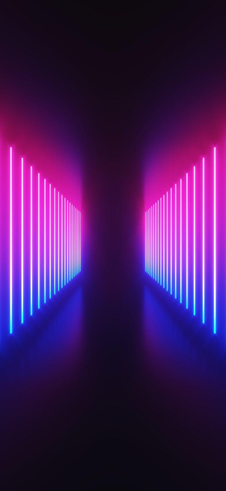 738x1600 4k Wallpaper Neon