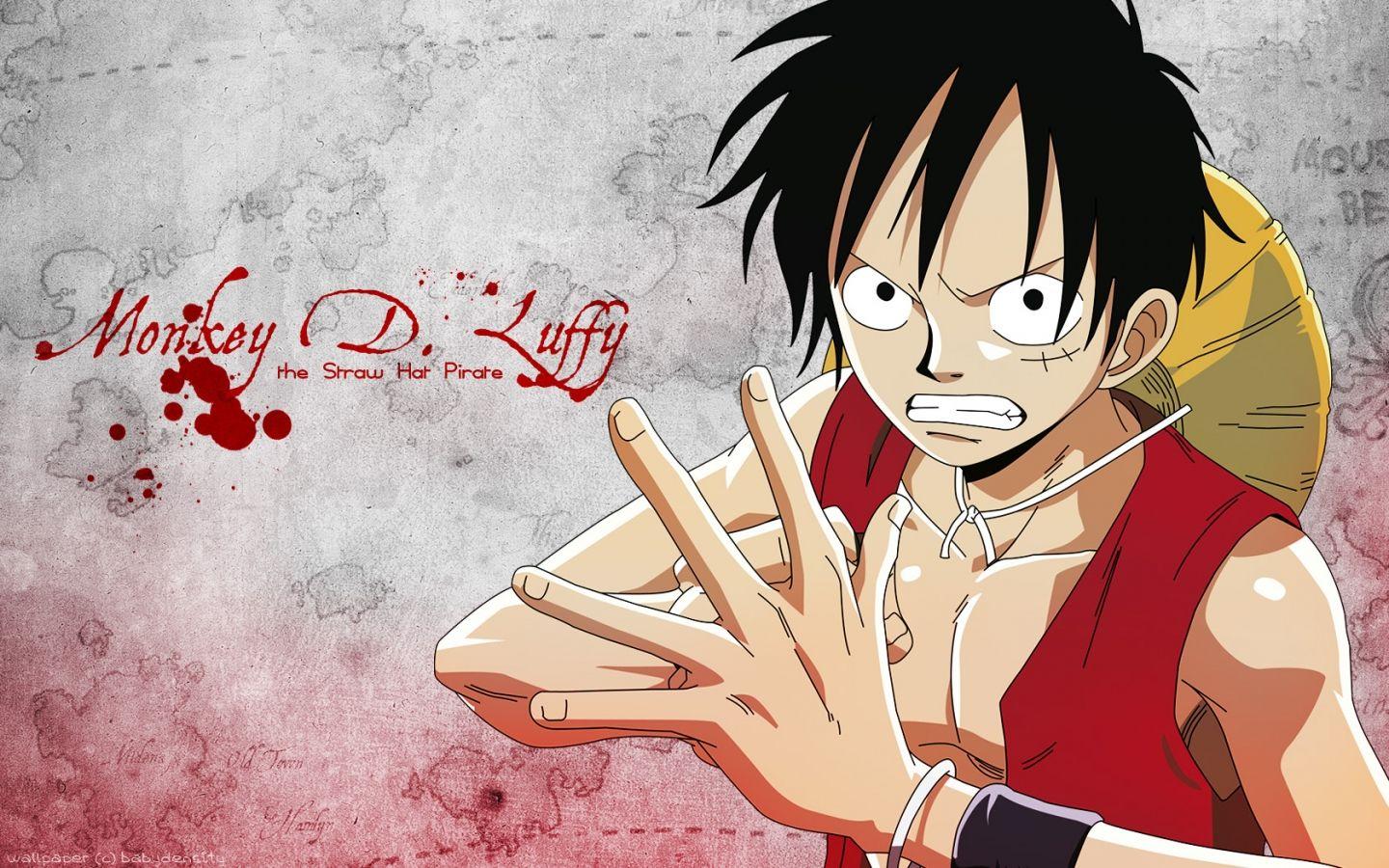 1440x900 Wallpaper One Piece Luffy Hdpemandangan Hd.