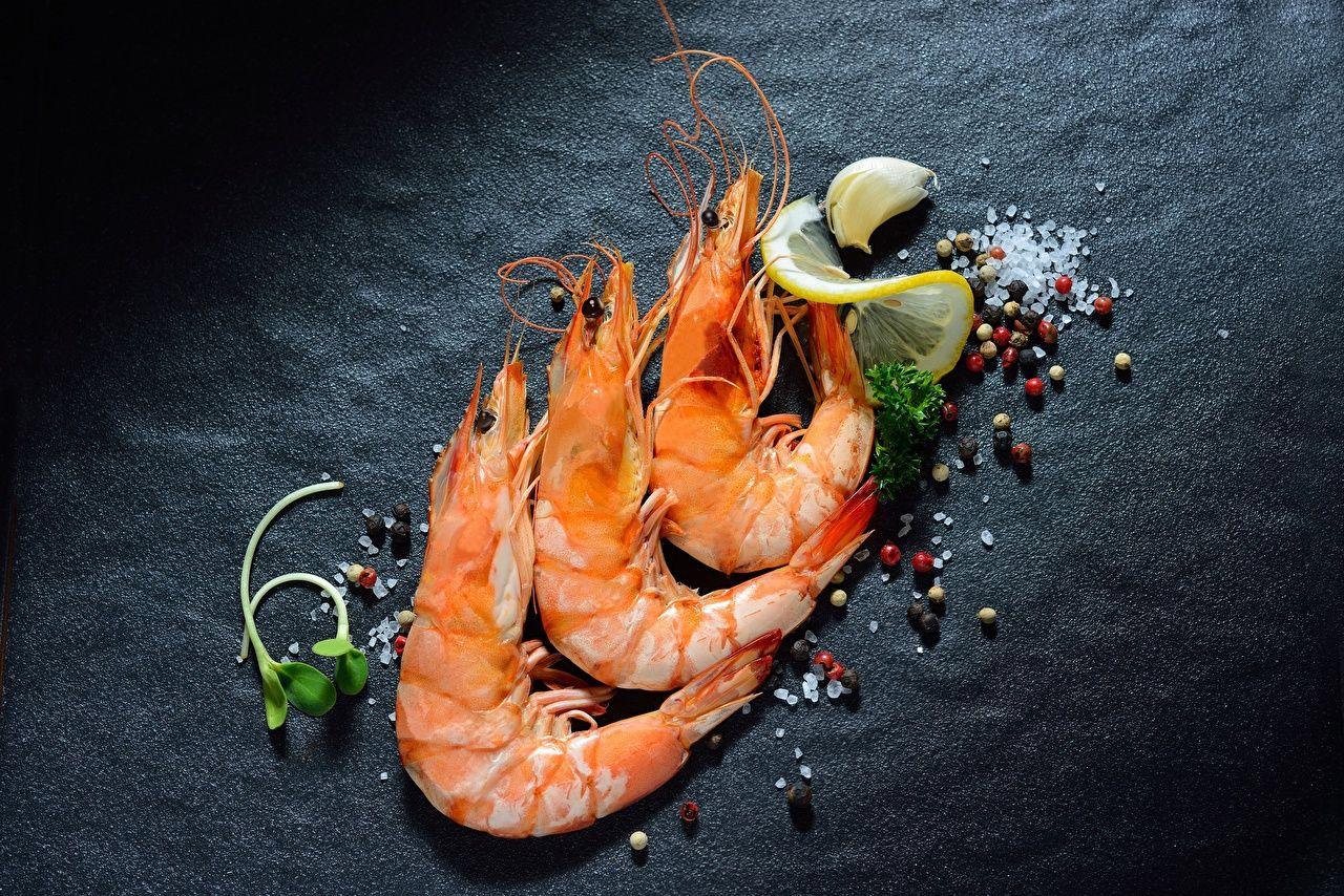 1280x854 Wallpaper Shrimp Food Spices Three