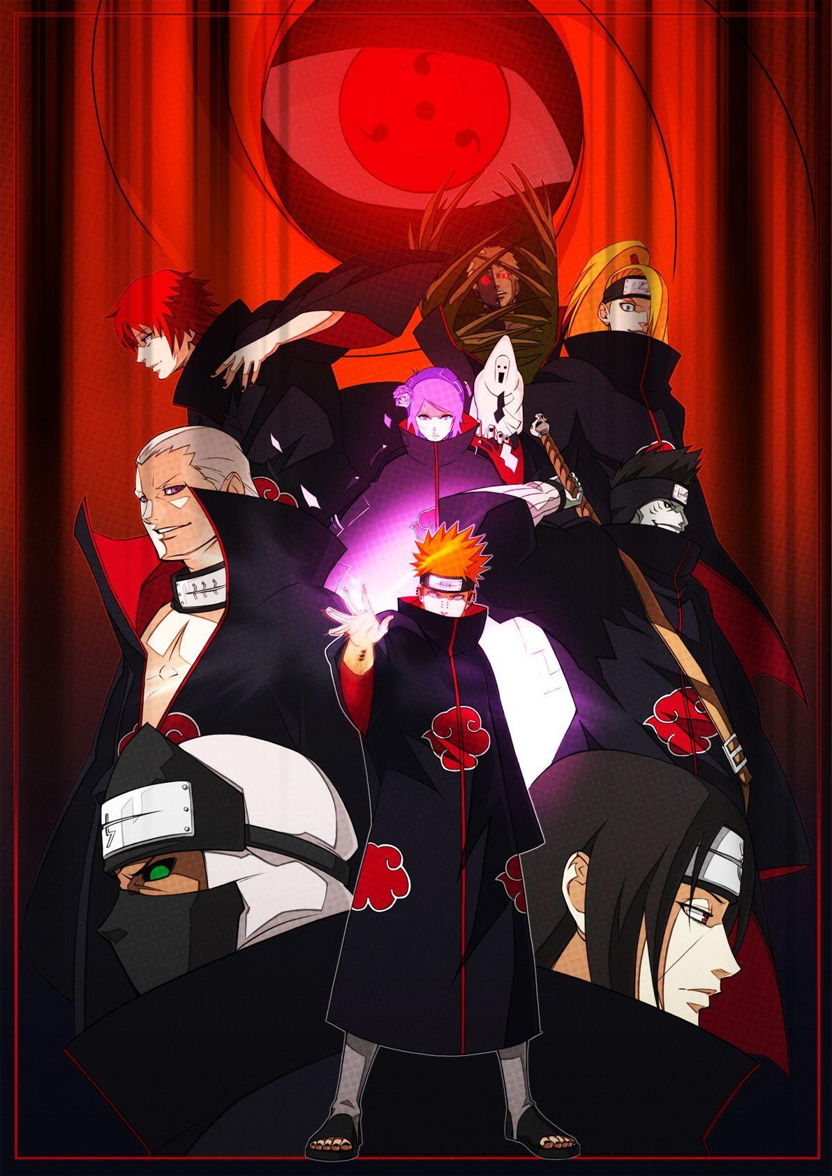 Akatsuki Members Wallpapers - Top Free Akatsuki Members Backgrounds ...