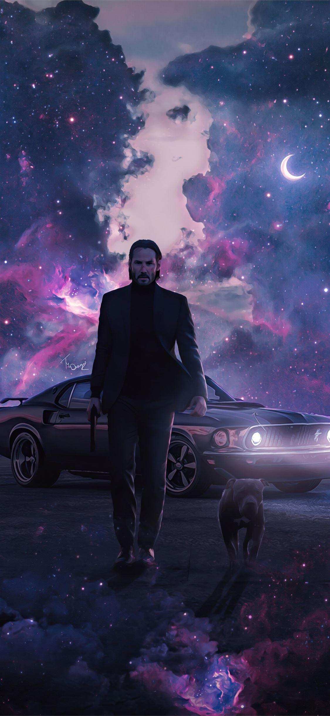 1125x2436 john wick dog 4k 2020 iPhone X Wallpaper Free Download