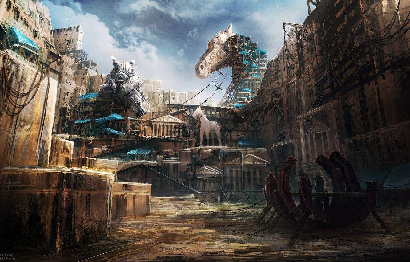 1332x850 Wallpaper the city, building .