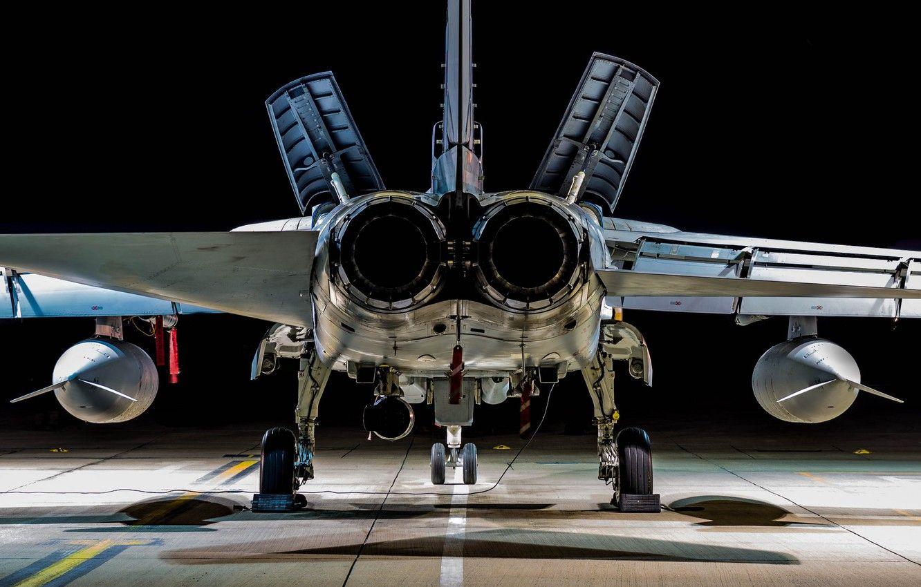1332x850 Wallpaper light, fighter, night, plane .