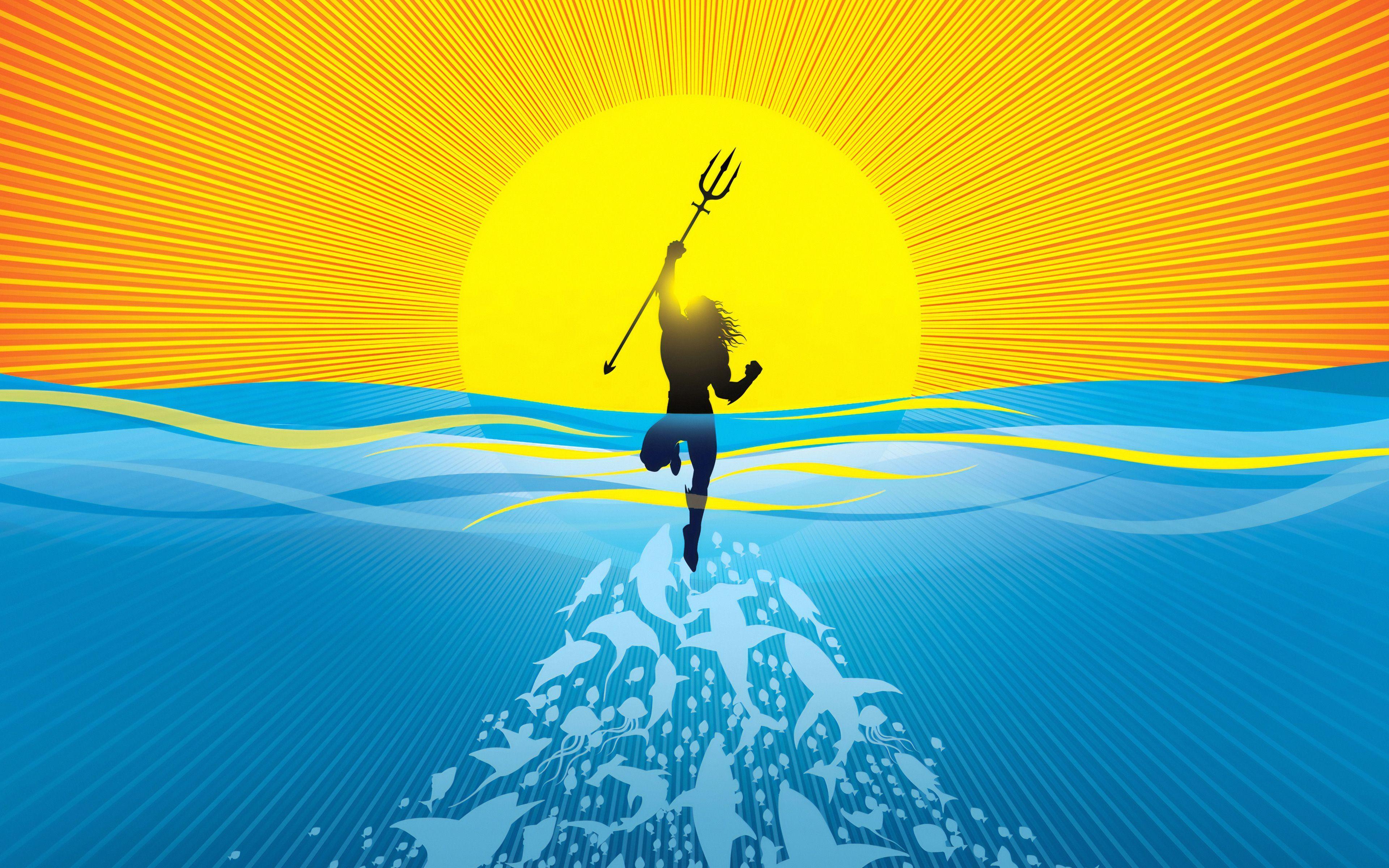 Aquaman Minimalist Wallpapers - Top Free Aquaman Minimalist Backgrounds