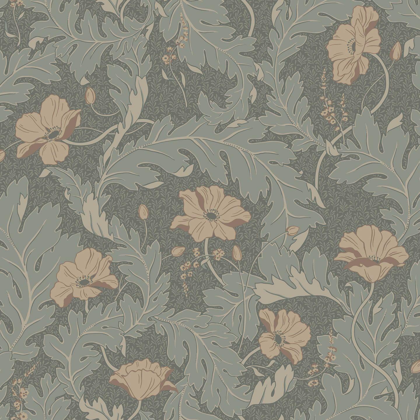 1440x1440 Charlotta Forest Green. Sandberg Wallpaperandbergwallpaper.com · In stock