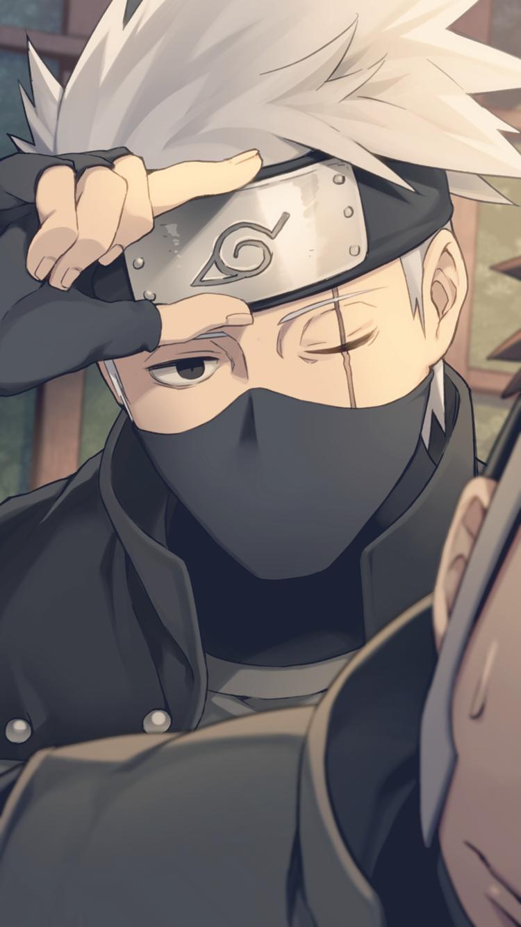 750x1334 Naruto Phone Wallpaper Kakashi .animenimania.