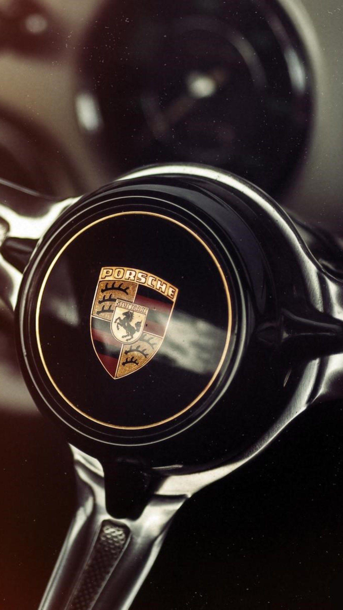 1440x2560 Porsche Logo Retro. Auto's en motoren .com