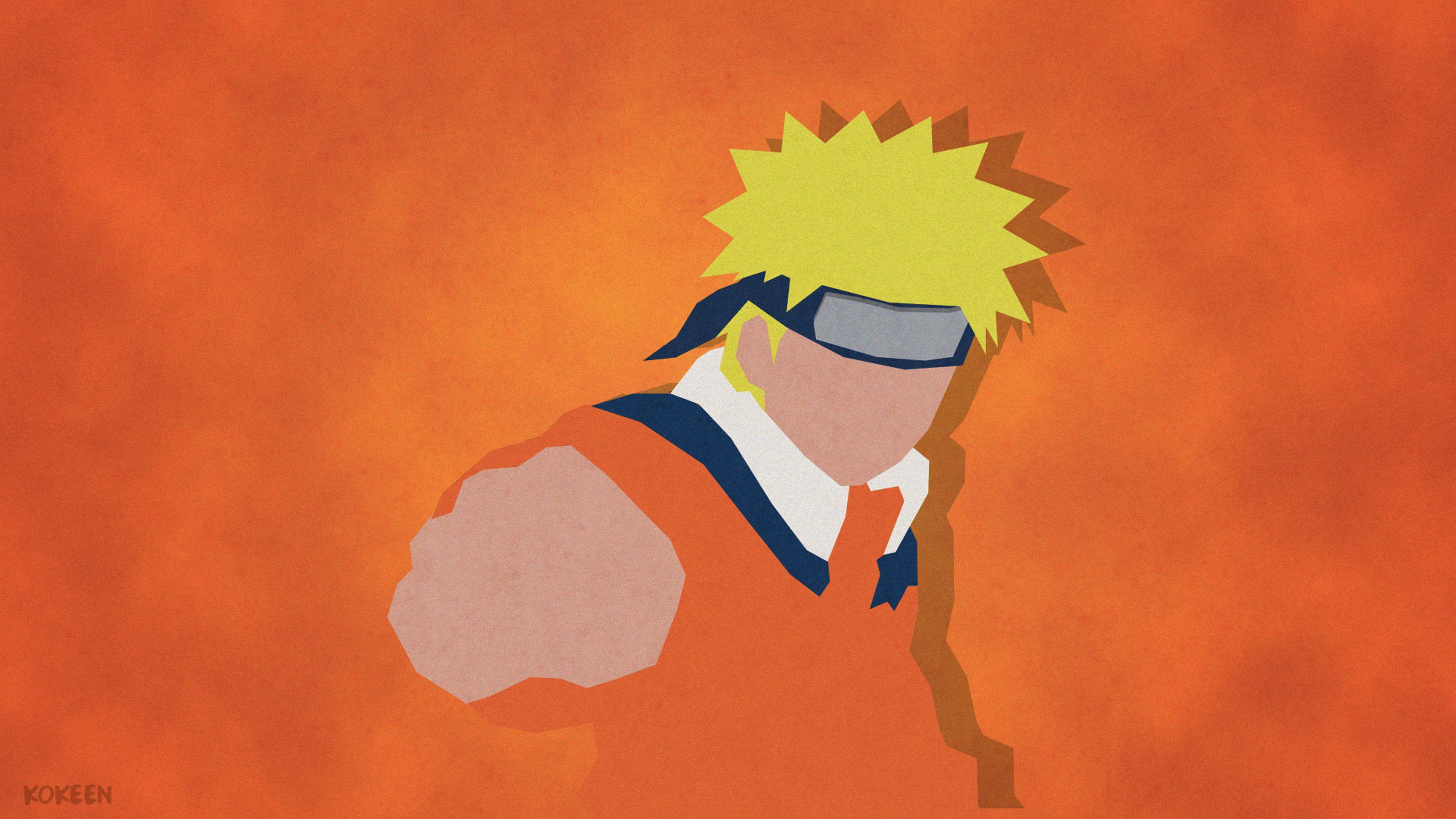 3840x2160 Uzumaki Naruto Shippuuden Minimalism 4k, HD Anime, 4k Wallpaper, Image, Background, Photo and Picture