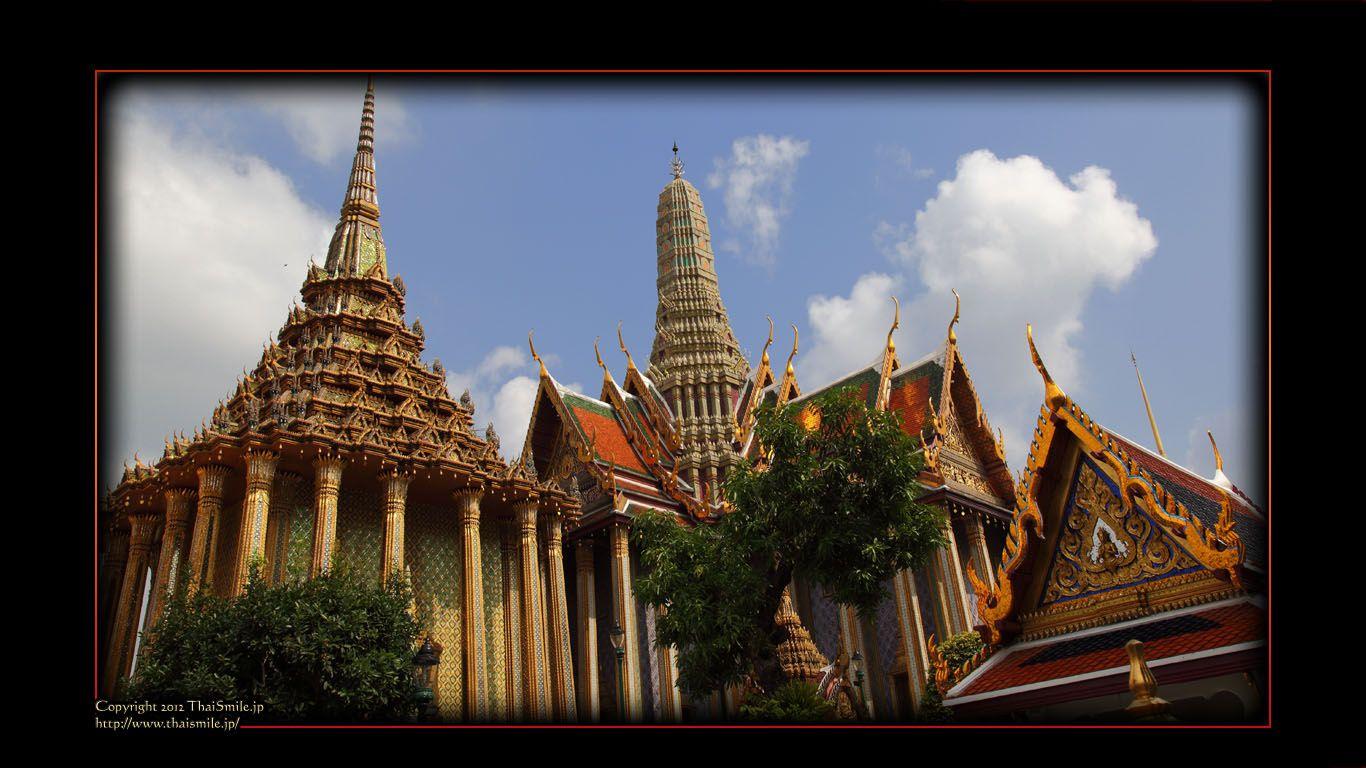 1366x768 Bangkok Grand Palace, Wat Phra Keo .thaismile.jp