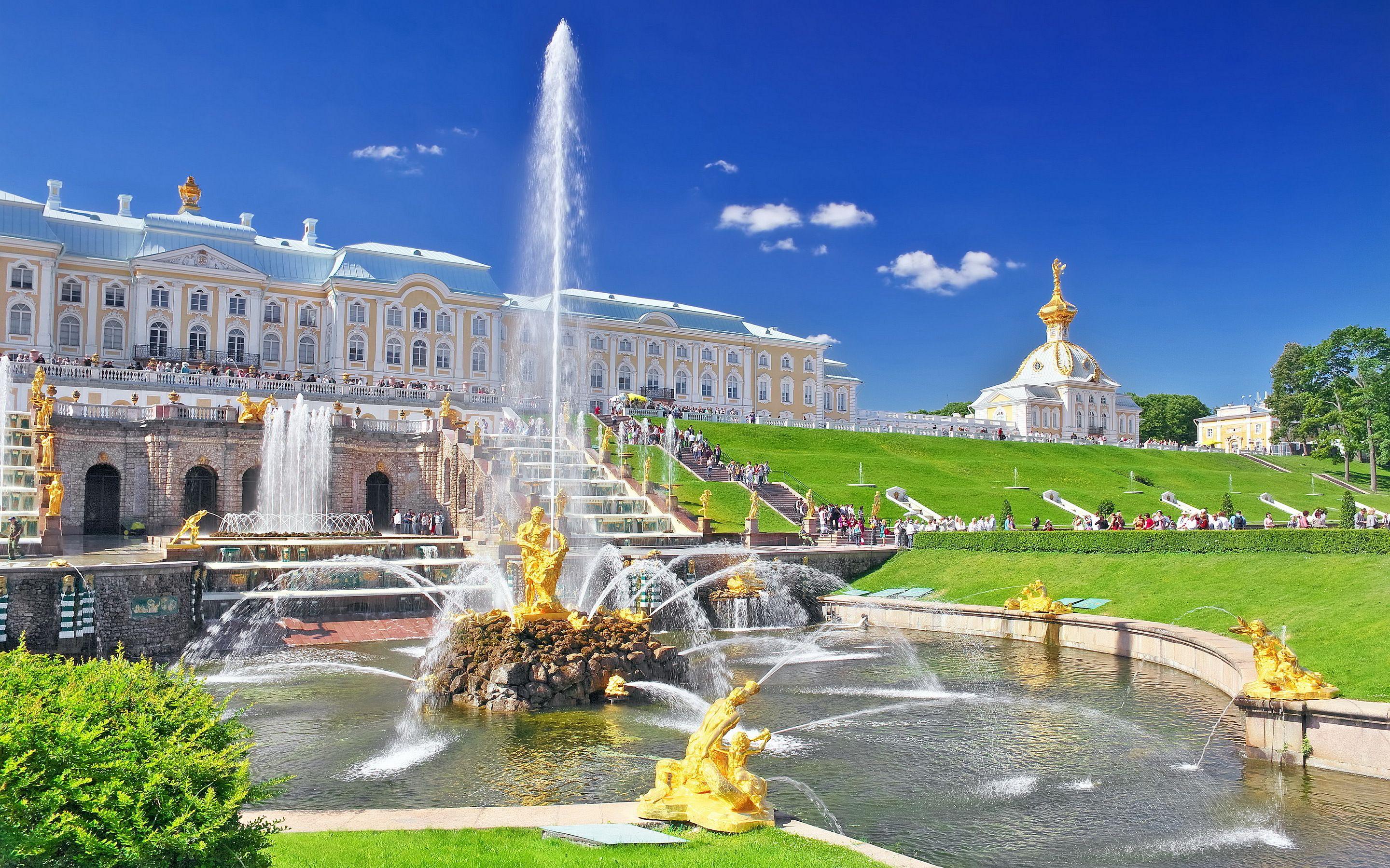 2880x1800 Peterhof palace russia -