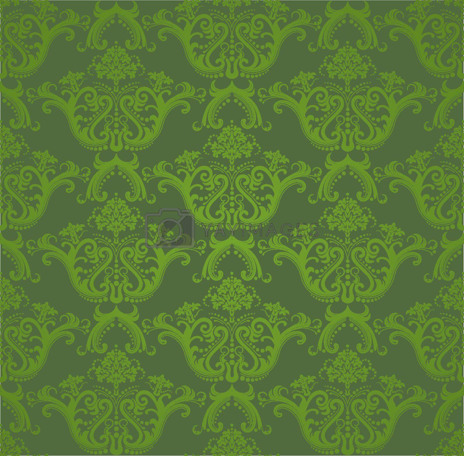 1600x1571 Dark green floral wallpaper