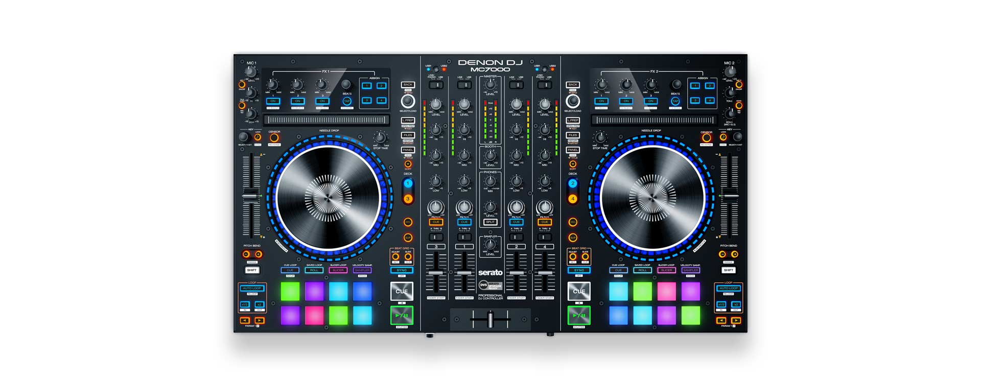 1920x736 MC7000. Serato DJ Controller