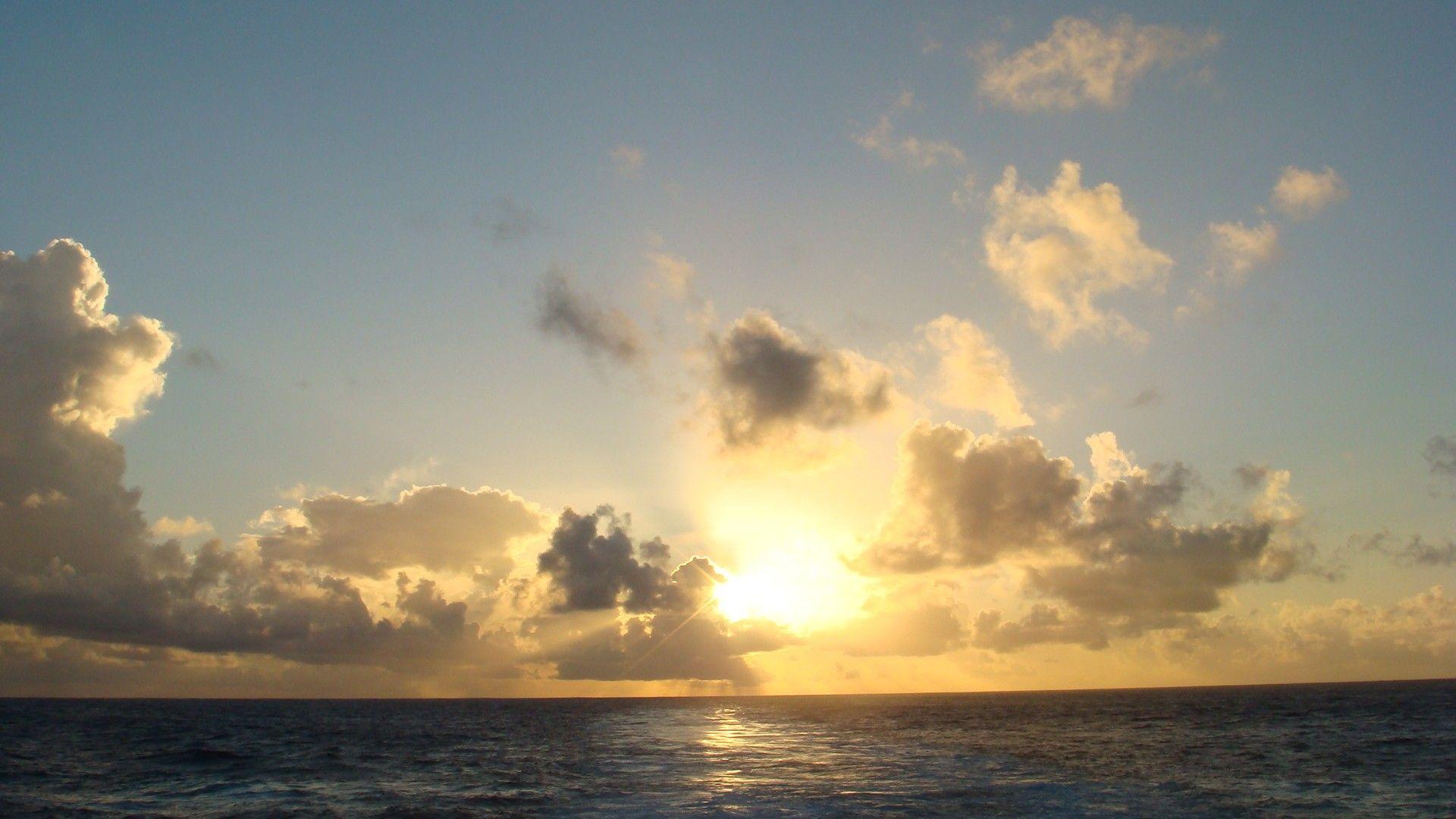 1920x1080 High Resolution, Clouds, View, Ocean .