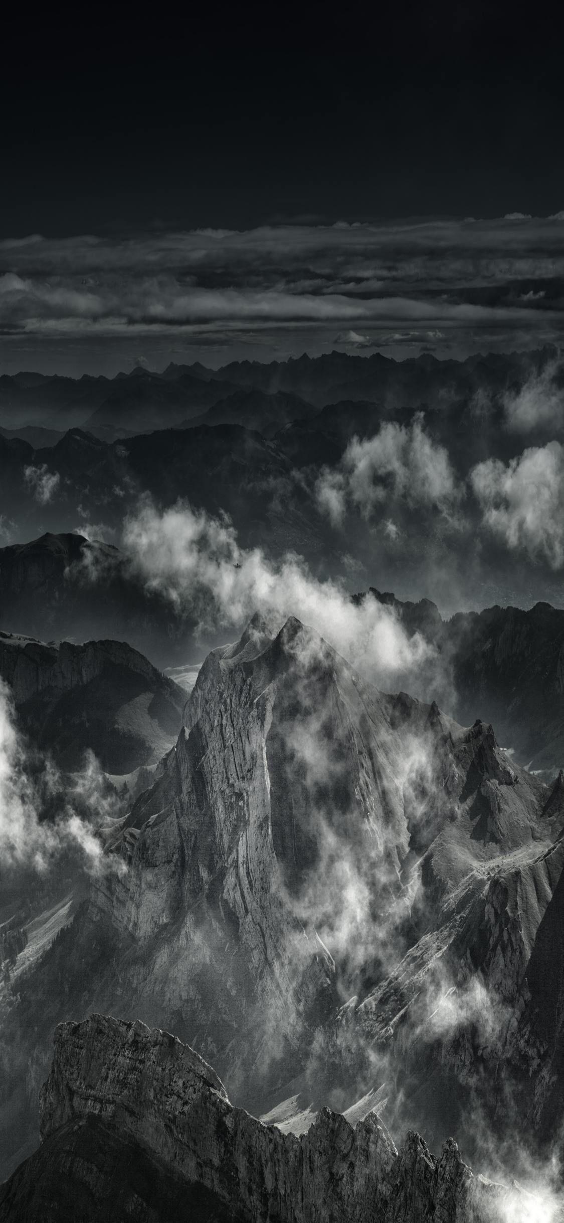1125x2436 Black Wallpaper 4k HD for iPhone. Black background image, Black wallpaper, Background image