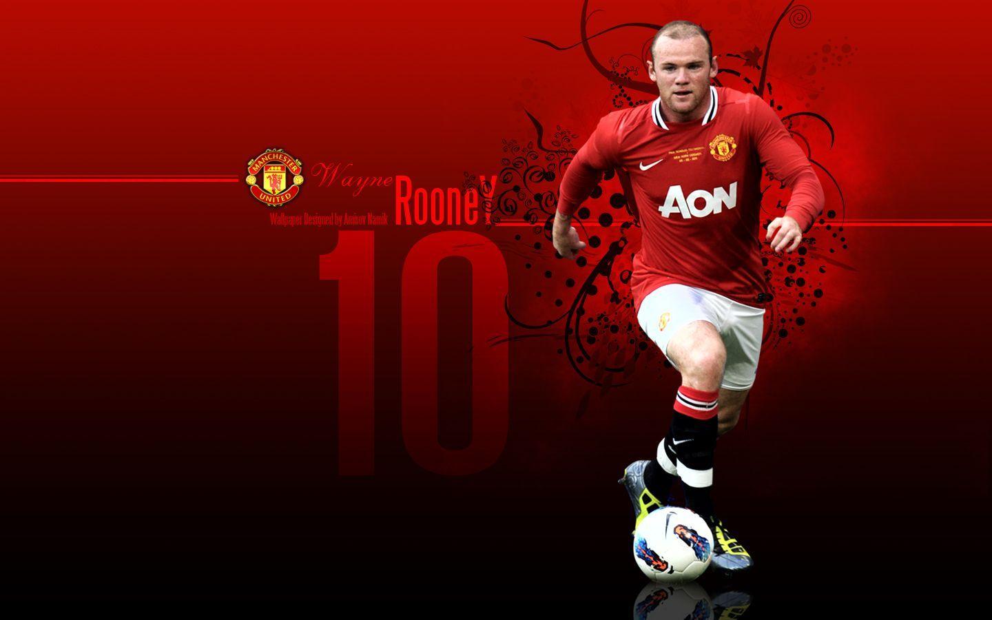 1440x900 Wayne rooney, Manchester united .com