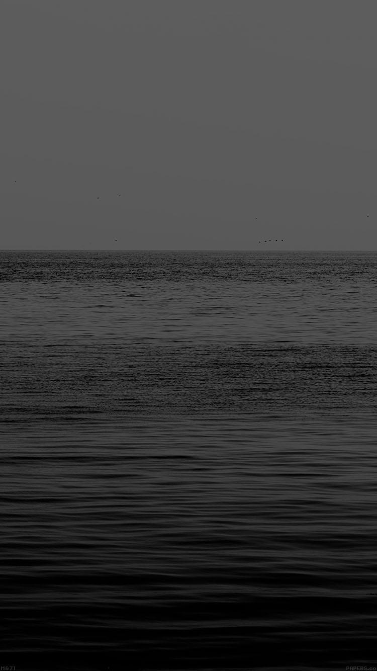 750x1334 Black Sea Ocean Flat