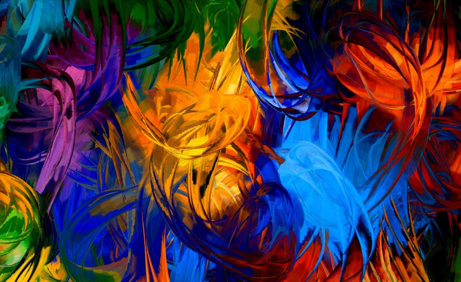 1596x976 Abstract Christmas Painting HD Wallpaper. HD Wallpaper Gallery