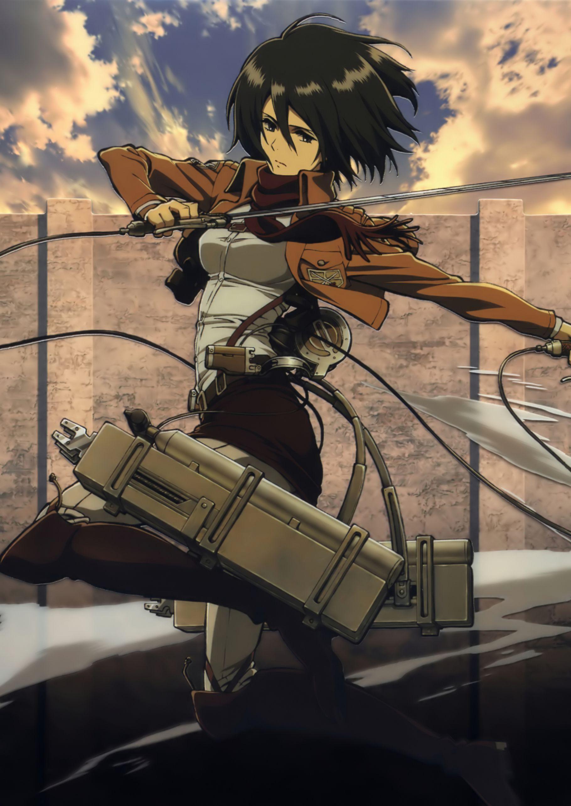 1820x2570 Attack On Titan Mikasa Wallpaper on .wallpaper.dog