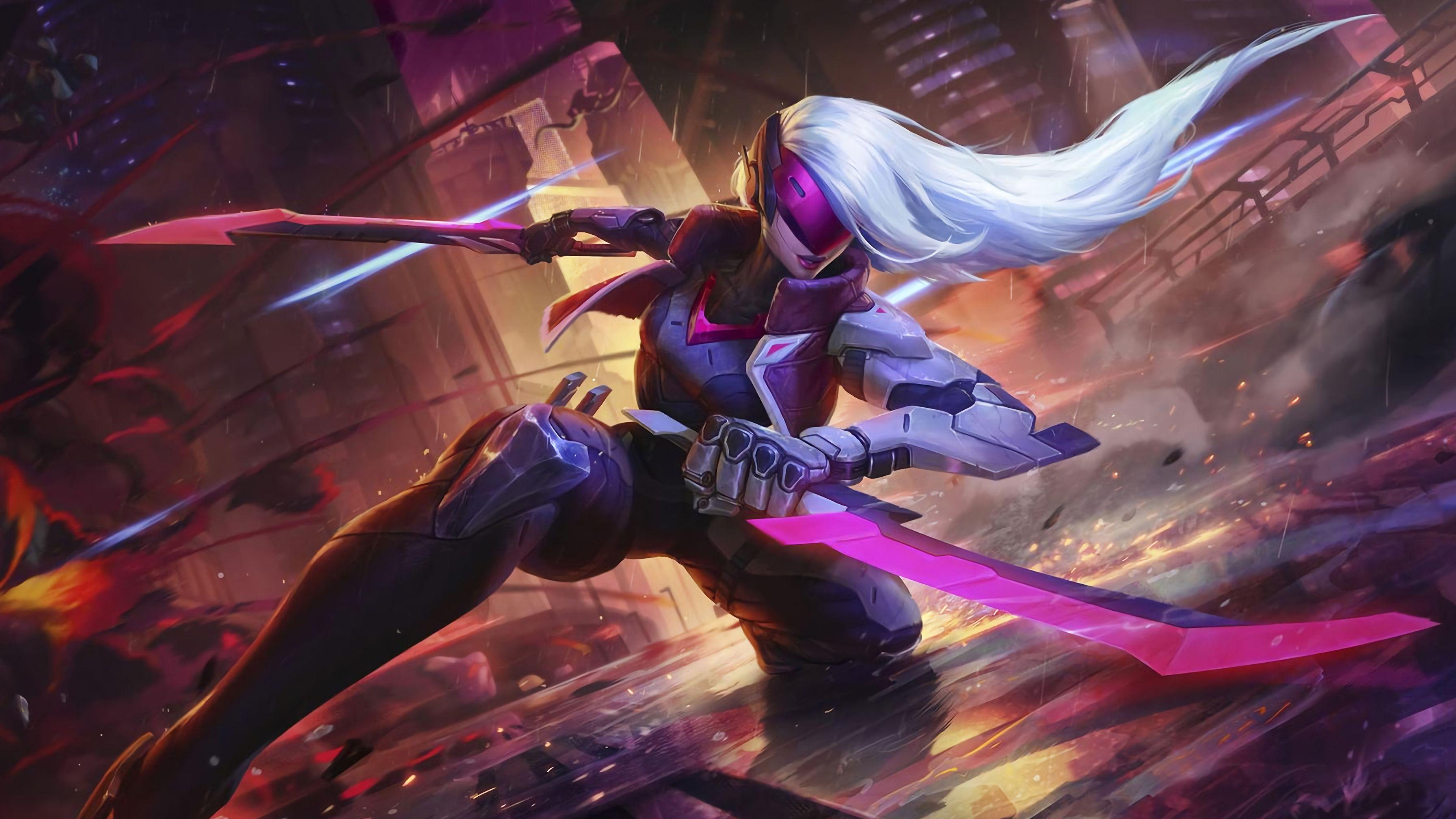 3586x2017 Project Katarina League Of Legends 4k, HD Games, 4k Wallpaper, Image, Background, Photo and Picture