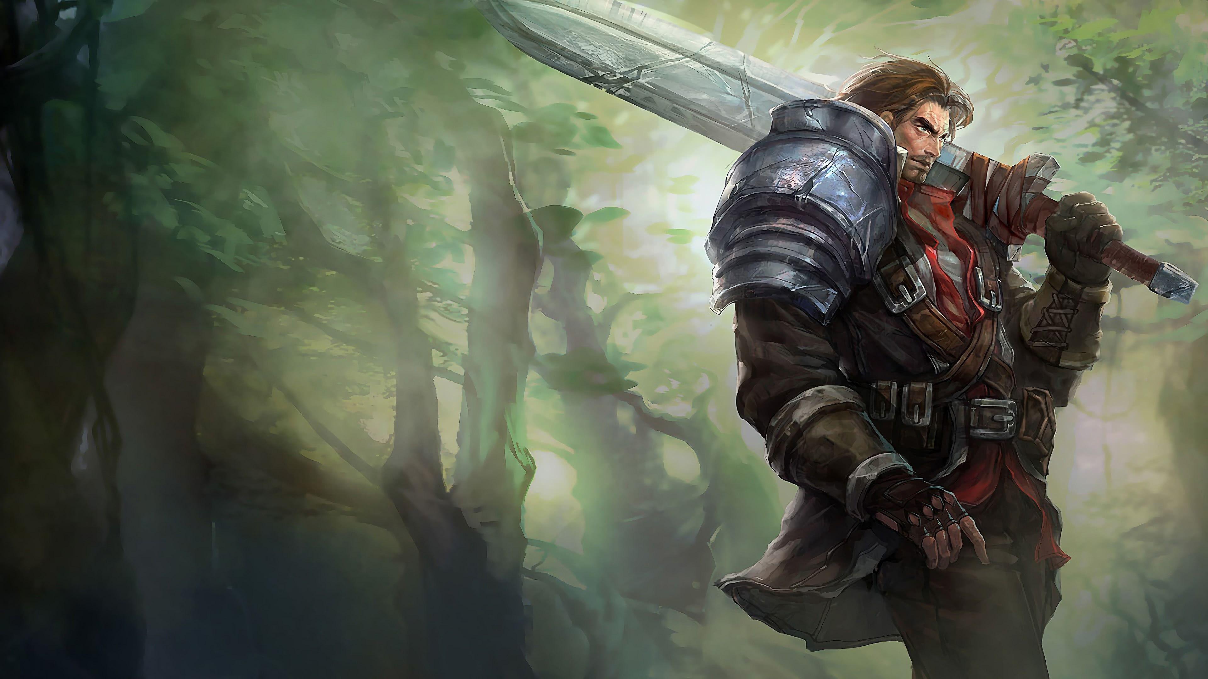 3840x2160 League Of Legends Garen Rugged UHD 4K .