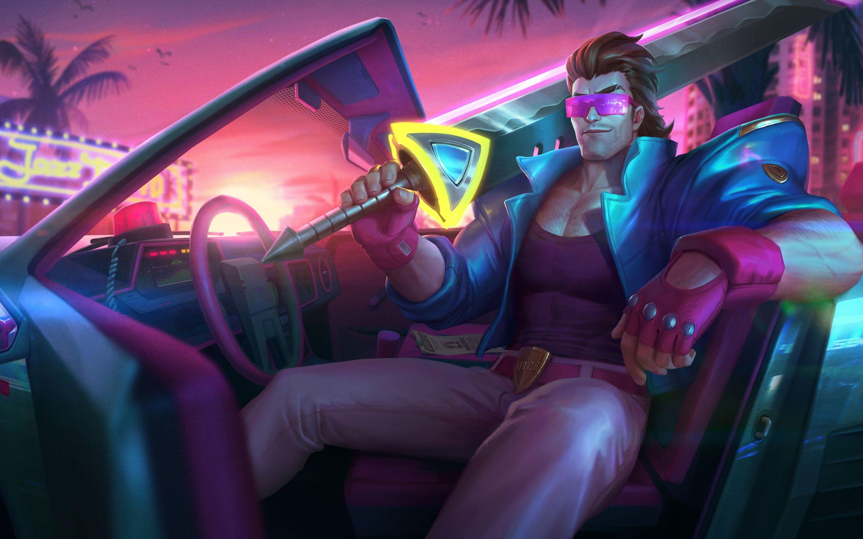 2880x1800 Demacia Vice Garen LoL Splash Art 4K .