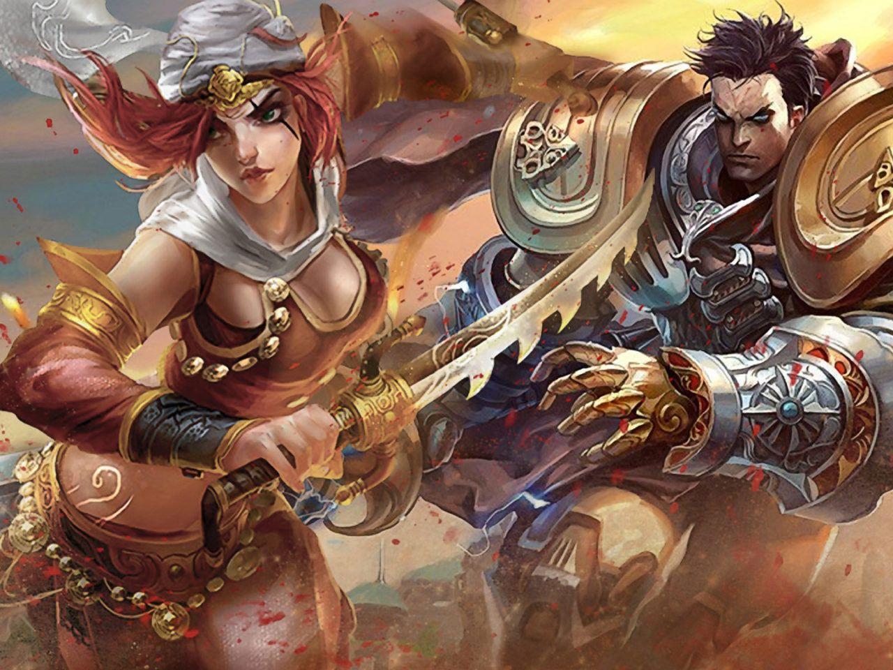 1280x960 League Of Legends Champion Katarina .