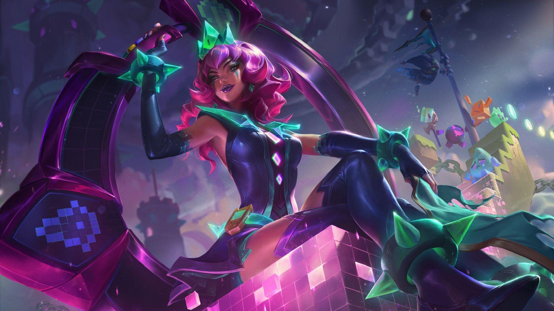 1920x1080 Qiyana Champion Lol Game Wallpaper .
