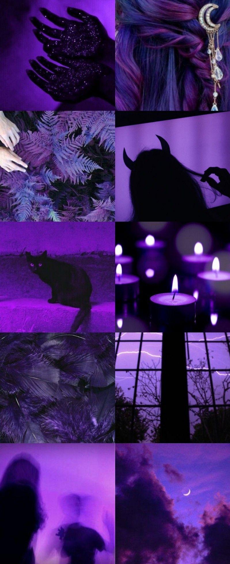 799x1956 Black And Purple Aesthetic Wallpaper .