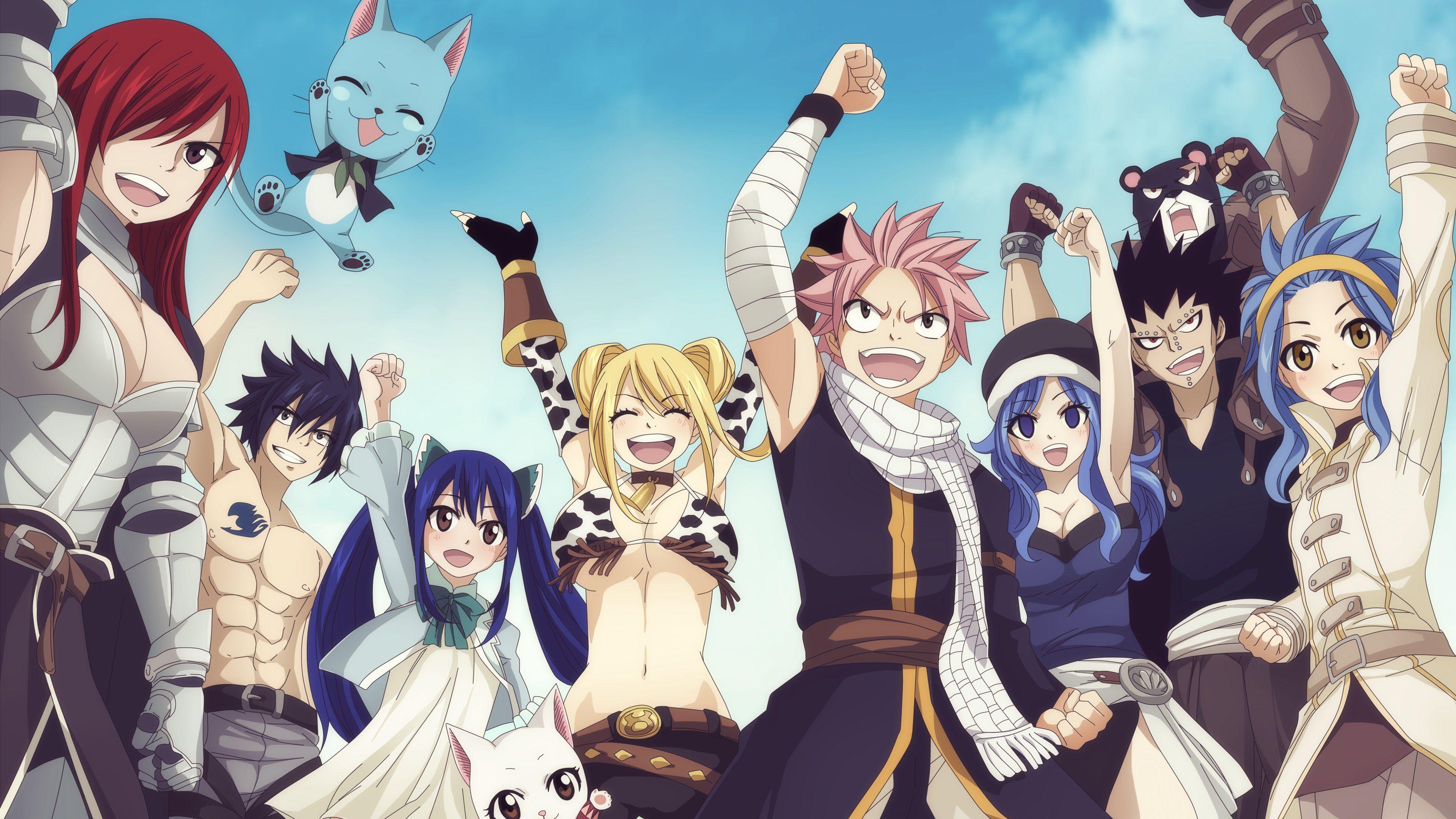 Fairy Tail 60 4K 5K HD Anime Wallpapers, HD Wallpapers