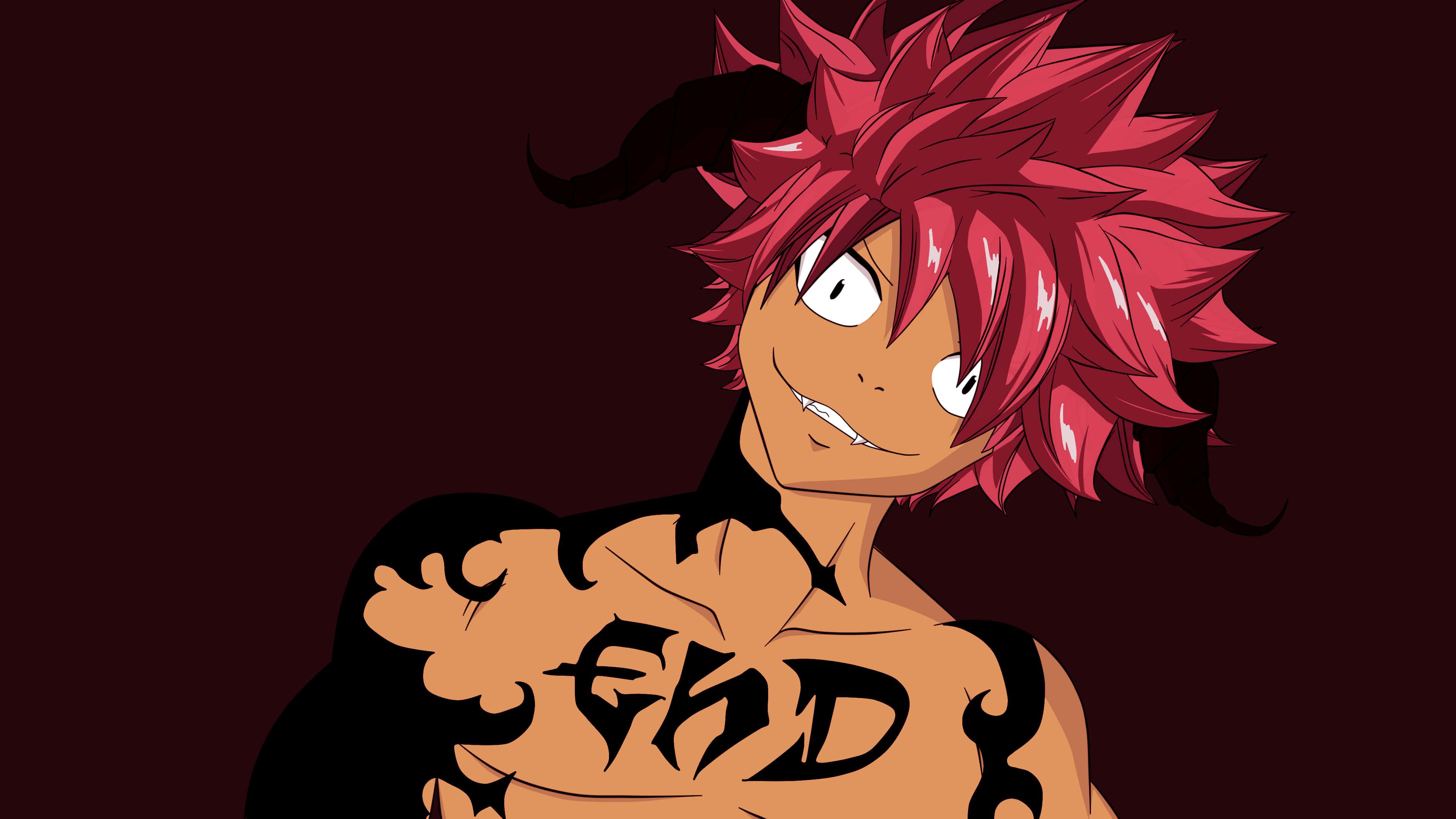 3840x2160 Fairy Tail Natsu Dragneel UHD 4K .