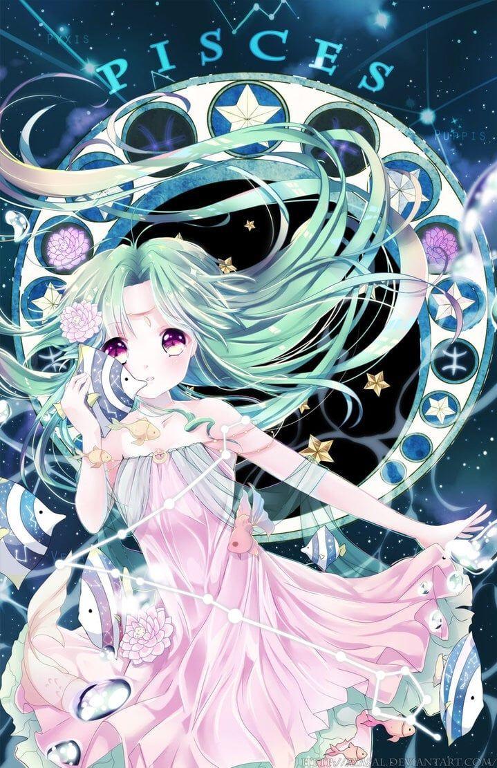 719x1111 Anime Zodiac Pisces