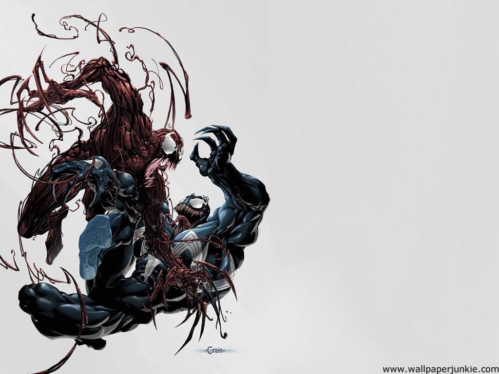 1024x768 Venom and Carnage Wallpaper on .