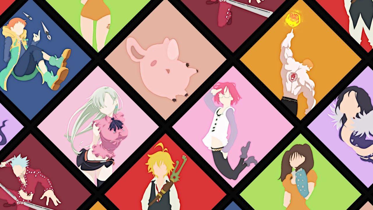 1280x720 Deadly Sins Minimalist .