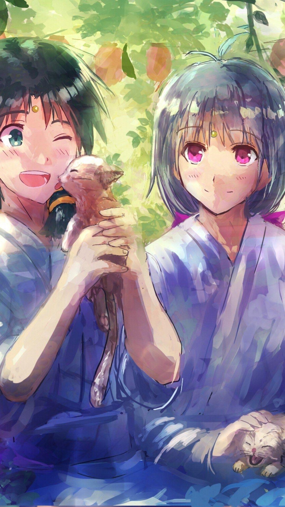 1080x1920 iPhone Anime Wallpaper Couple .itl.cat